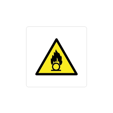 Pericolo sostanze comburenti W028