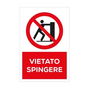 Vietato spingere