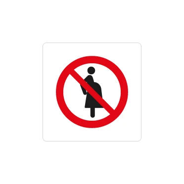 Vietato l'accesso a donna incinta P042