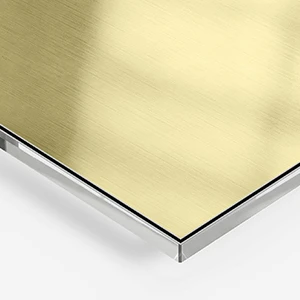 Dibond Gold Spazzolato