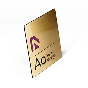 Acrilico Gold Spazzolato mm 1,6
