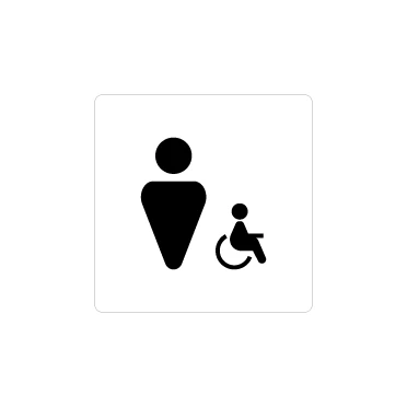 Toilette Uomo e Handicap Triangle