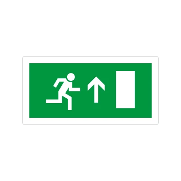 Uscita porta di emergenza sopra