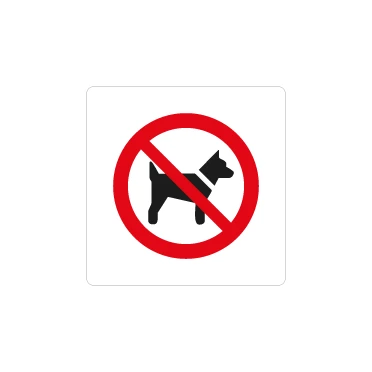 Vietato l'accesso ai cani P021