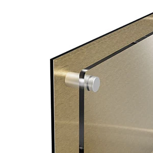 Alluminio composito oro spazzolato