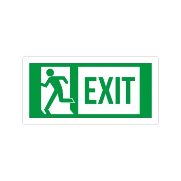 Evacuazione EXIT omino sinistra