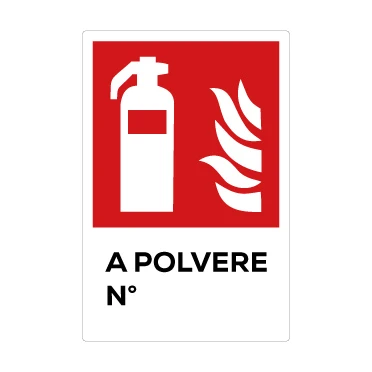 Estintore a polvere numerato antincendio