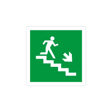 Scale d'emergenza destra giù