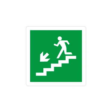 Scale d'emergenza sinistra giù