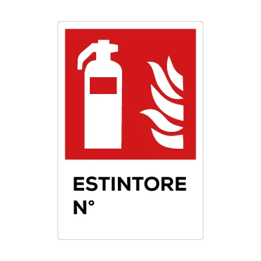 Estintore numerato antincendio