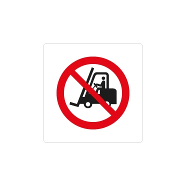 Divieto di transito ai carrelli elevatori e altri veicoli industriali P006