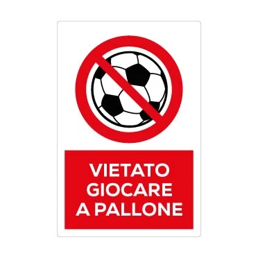 Vietato giocare a pallone