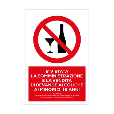 Vietati alcolici ai minori