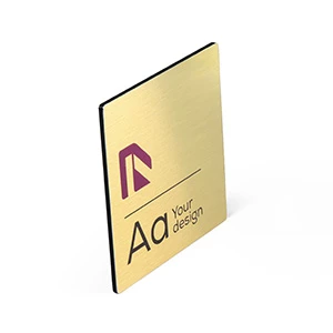 Dibond Gold spazzolato  - mm 3