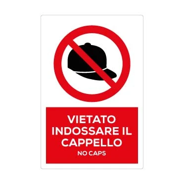 Vietato indossare il cappello