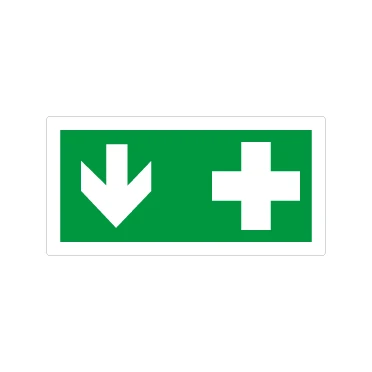 Pronto soccorso con freccia giù 2
