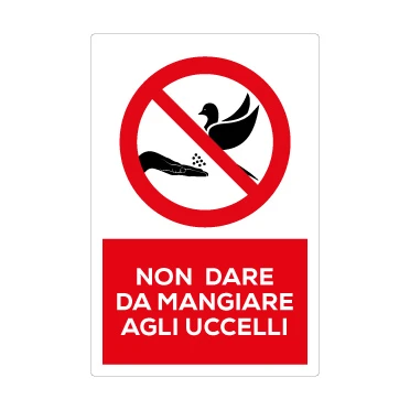 Non dare da mangiare agli uccelli