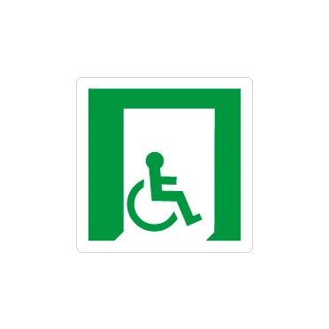 Uscita d'emergenza disabili E030