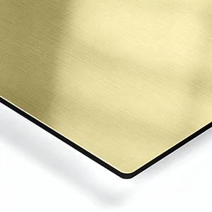 Dibond Gold Spazzolato