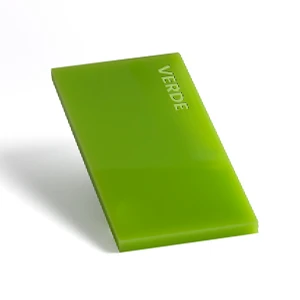 Plexiglass verde mm 3