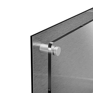 Alluminio composito argento spazzolato