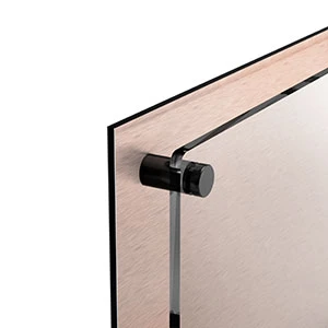 Alluminio composito rosè spazzolato