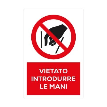 Vietato introdurre le mani