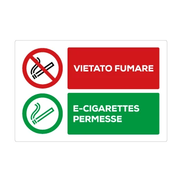 Vietato fumare, sigarette elettroniche permesse