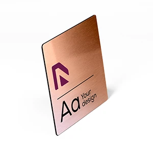 Acrilico Bronzo Spazzolato  mm 1,6