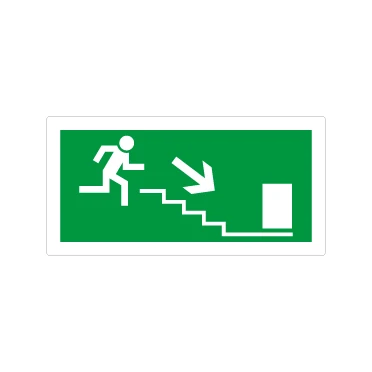 Uscita scala d'emergenza destra giù