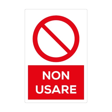 Non usare