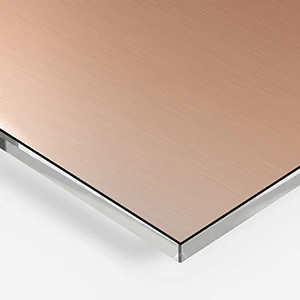 Acrilico bistrato Bronzo spazzolato
