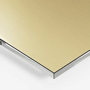 Acrilico bistrato Oro spazzolato
