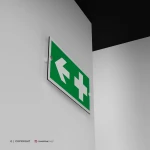 Cartello pronto soccorso con freccia mod. 2:1