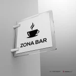 Cartello zona bar