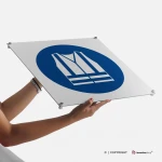 Cartello obbligatorio indossare indumenti ad alta visibilità M015
