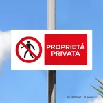 Cartello proprietà privata mod. 2:1