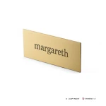 Targhette in Ottone per porte e indicazioni