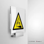 Cartello attenzione carica della batteria in corso W026