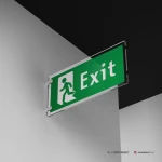 Cartello evacuazione EXIT mod. 2:1