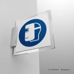 Cartello maschera per la saldatura obbligatoria M019