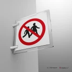 Cartello divieto di accesso ai bambini P036