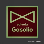 Cartello valvola gasolio