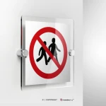 Cartello divieto di accesso ai bambini P036