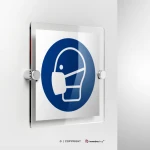 Cartello maschera obligatoria M016
