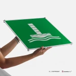 Cartello condotto di evacuazione marina E055