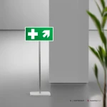 Cartello pronto soccorso con freccia mod. 2:1