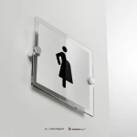 Cartello posto riservato donna incinta