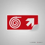 Cartello idrante con freccia mod. 2:1