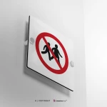 Cartello divieto di accesso ai bambini P036